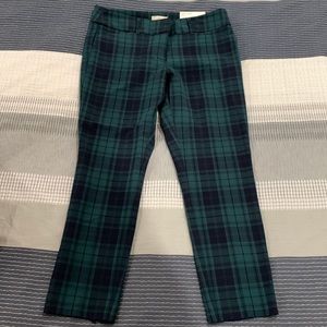 Loft outlet nwt checked skinny pants